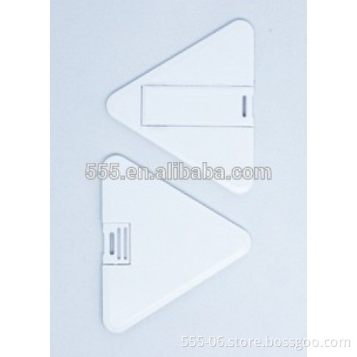 Custom Logo triangle Credit Card USB storage Memory Stick Flash Drive 8GB